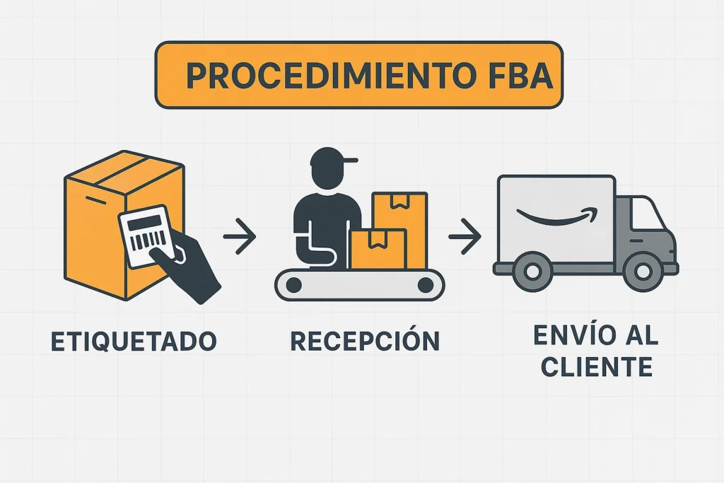 Etiquetado y recepción en FBA para evitar incidencias de inventario