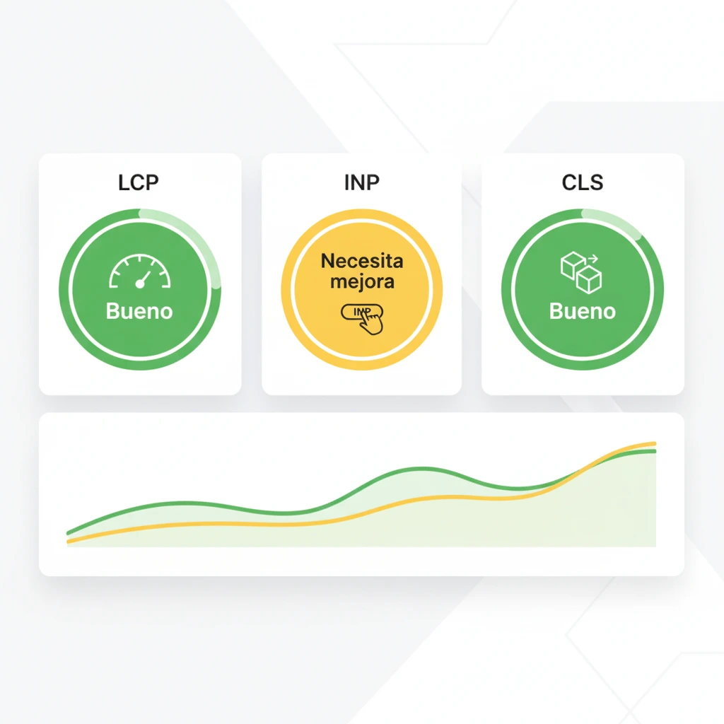 Core Web Vitals (LCP, INP, CLS) y su impacto en visibilidad en Google
