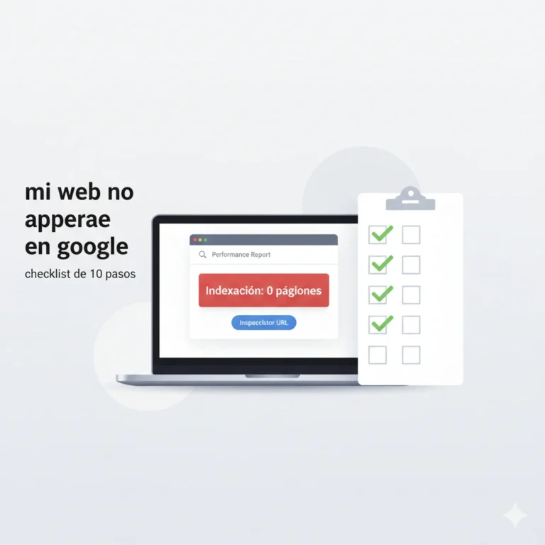Mapa de diagnóstico: bloqueo, rastreo, indexación o calidad cuando mi web no aparece en Google
