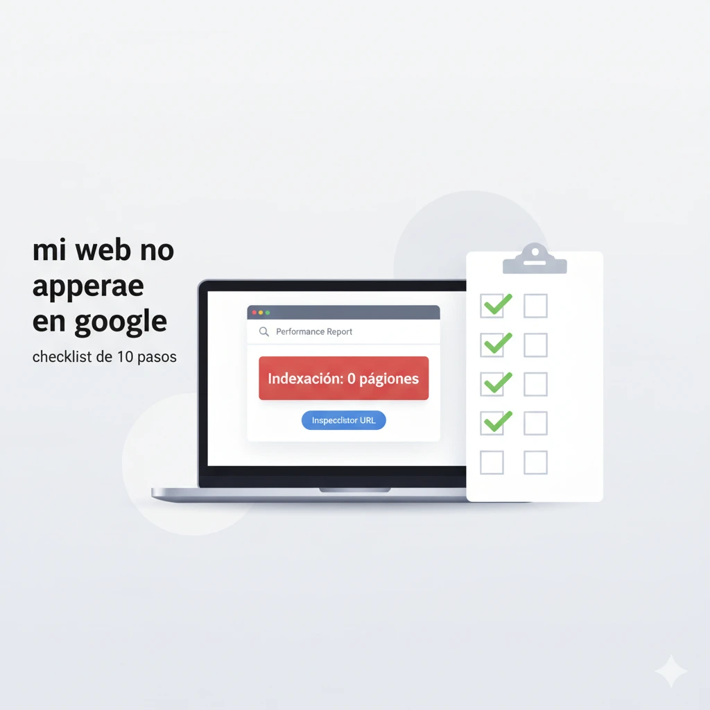 Mapa de diagnóstico: bloqueo, rastreo, indexación o calidad cuando mi web no aparece en Google
