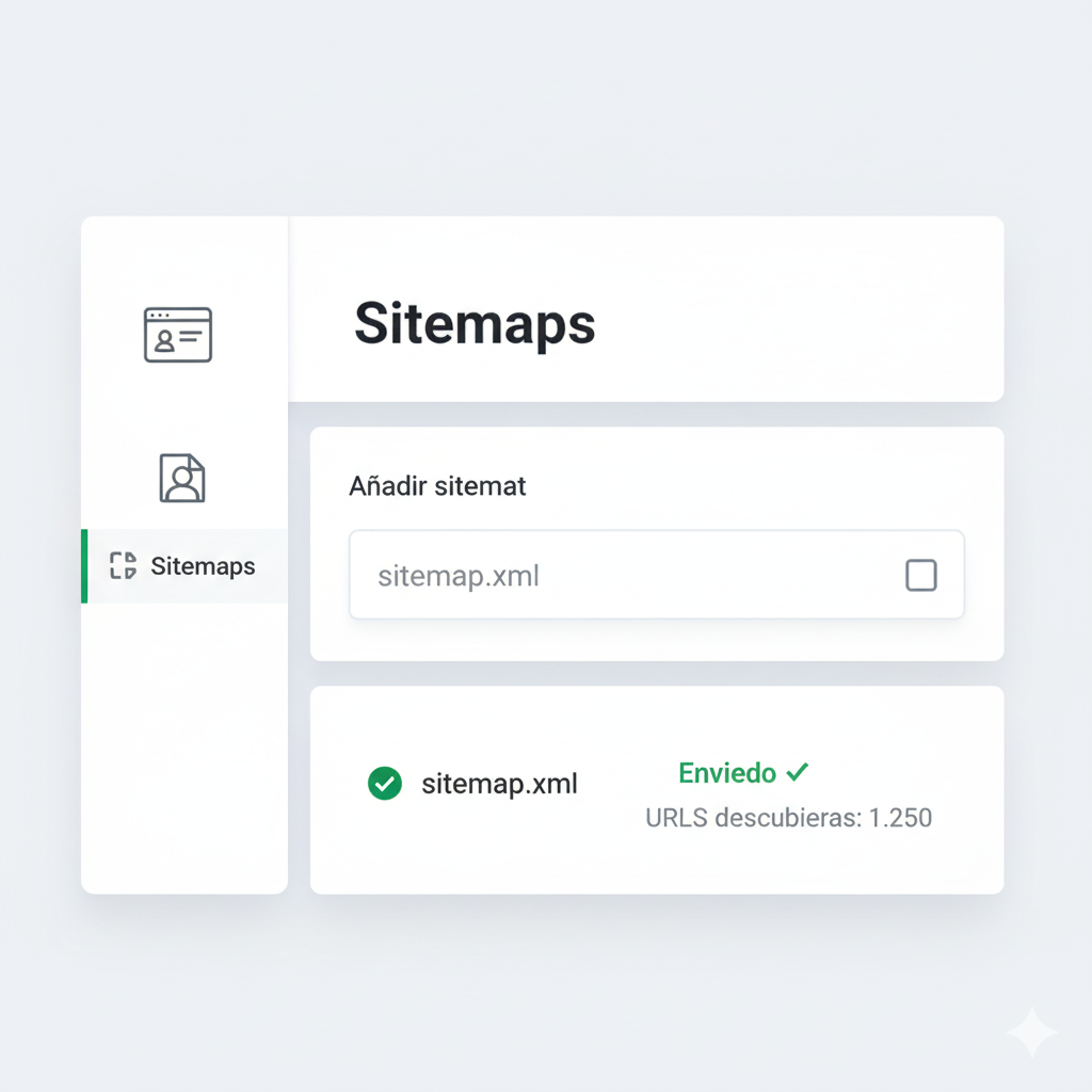 Enviar sitemap.xml en Search Console para mejorar rastreo e indexación