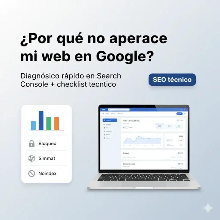 porque no aparece mi web en google: diagnóstico rápido con Search Console para indexación, sitemap y robots.txt