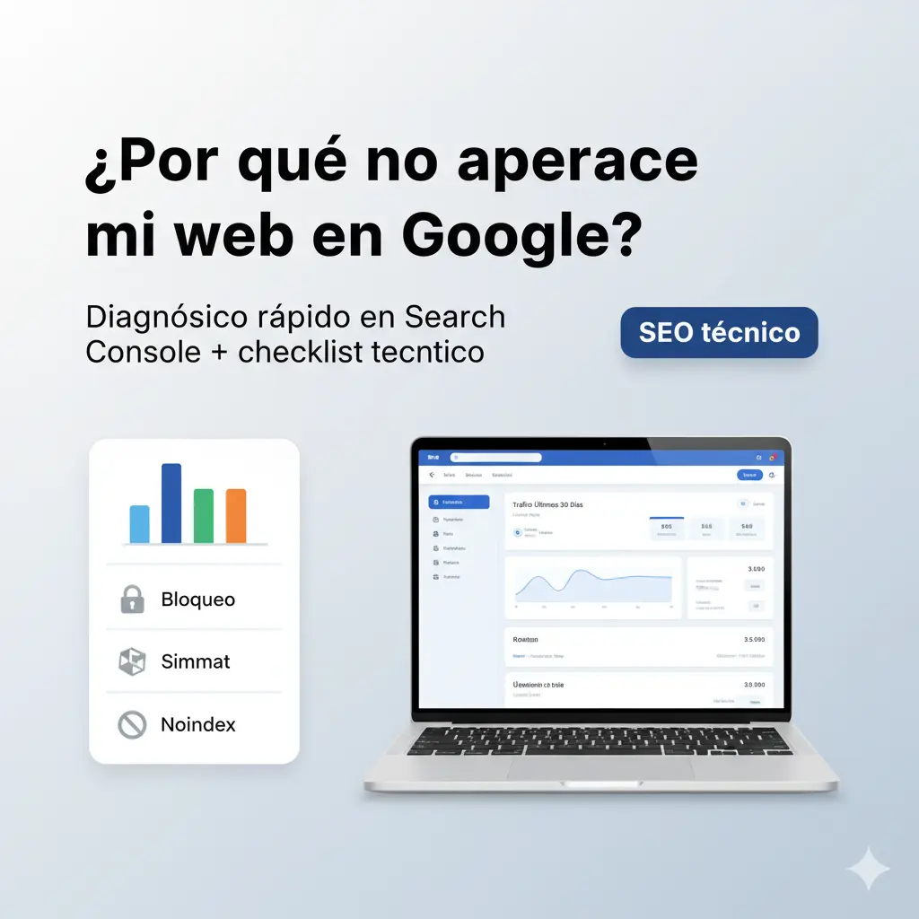 porque no aparece mi web en google: diagnóstico rápido con Search Console para indexación, sitemap y robots.txt