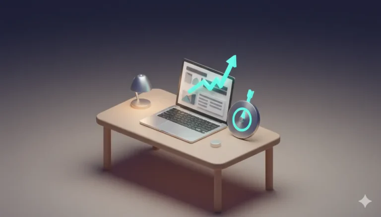 CEO analizando resultados y decidiendo externalizar marketing digital con una empresa marketing online (agencia de marketing online, estrategia de marketing digital)