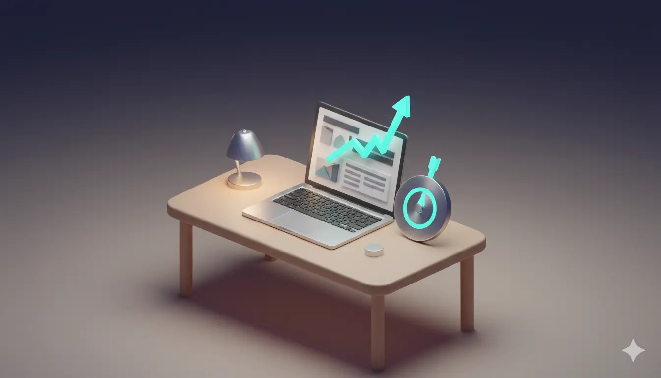 CEO analizando resultados y decidiendo externalizar marketing digital con una empresa marketing online (agencia de marketing online, estrategia de marketing digital)