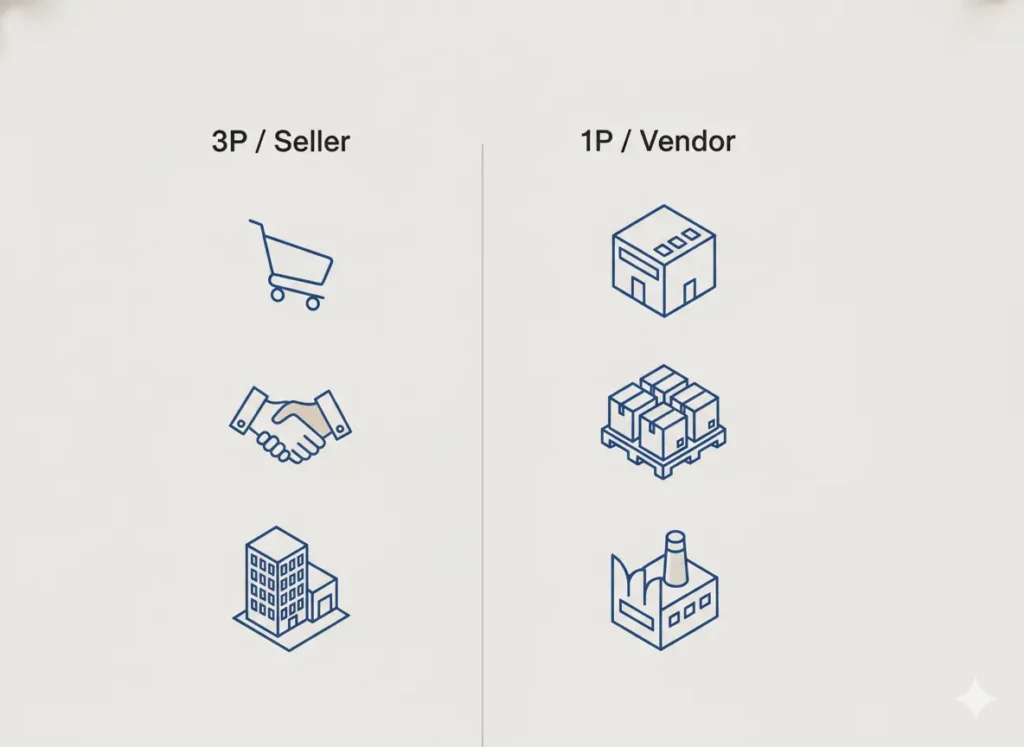 Comparativa para marcas: vender en Amazon Seller Central vs Amazon Vendor Central