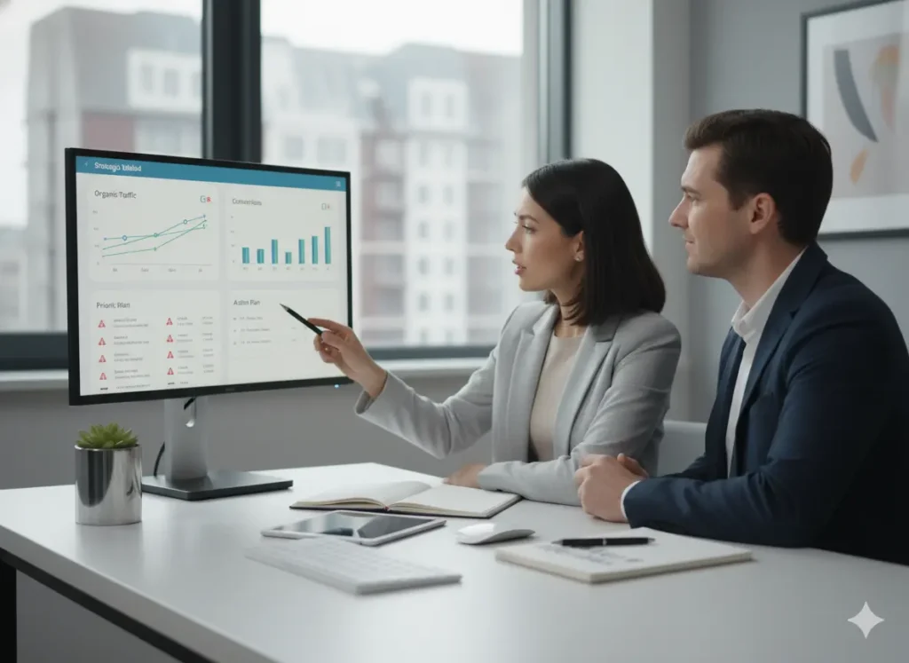 Auditoría SEO para pymes con revisión de analítica web