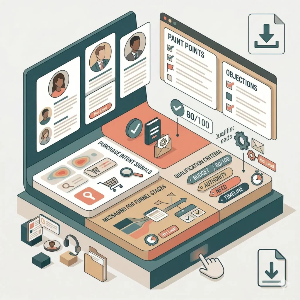 Plantilla de cliente ideal y señales de compra para mejorar la captación de leads