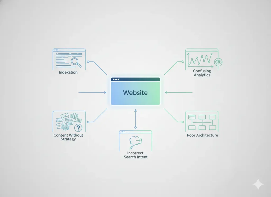 Principales causas por las que una web no tiene visitas