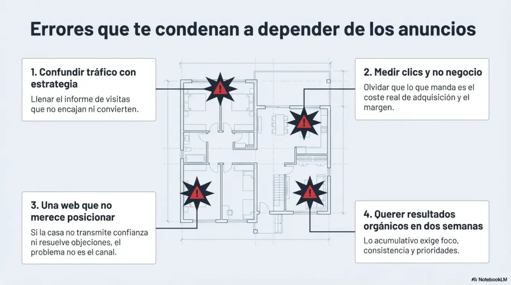 SEO entendido como un proceso con prioridades y no como una lista de tareas aisladas