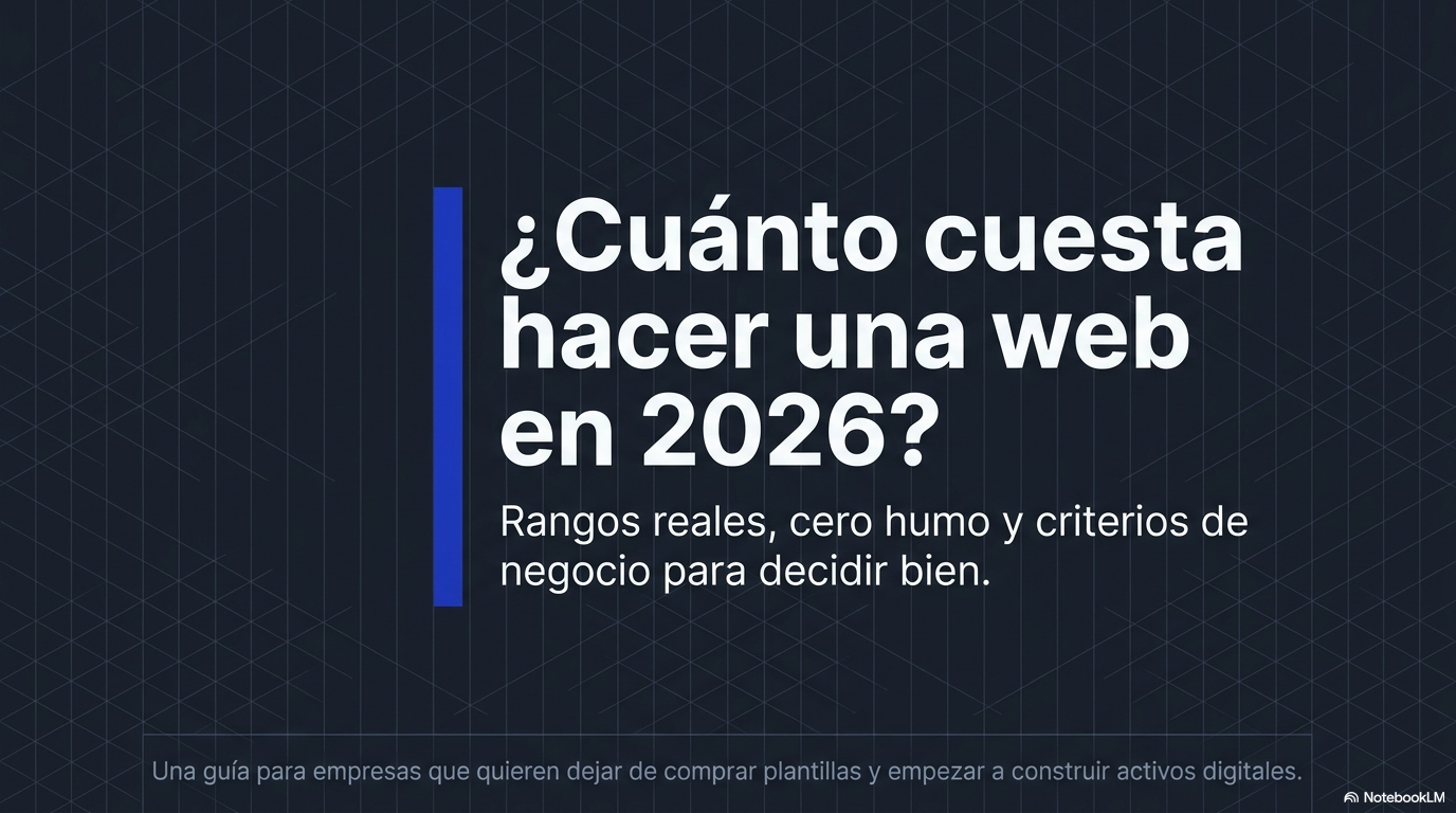 Cuánto cuesta hacer una web en 2026 con rangos reales para empresas