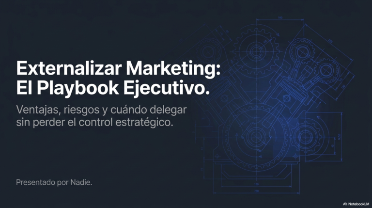 Playbook ejecutivo sobre externalizar marketing sin perder el control estratégico