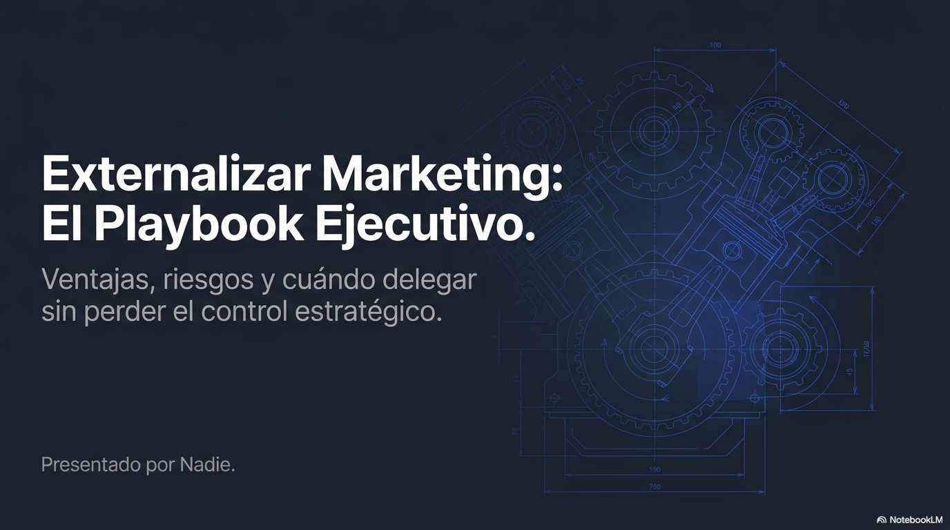 Playbook ejecutivo sobre externalizar marketing sin perder el control estratégico
